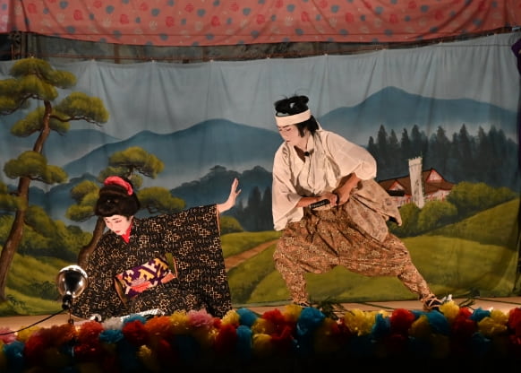 菊名の飴屋踊り舞台の写真